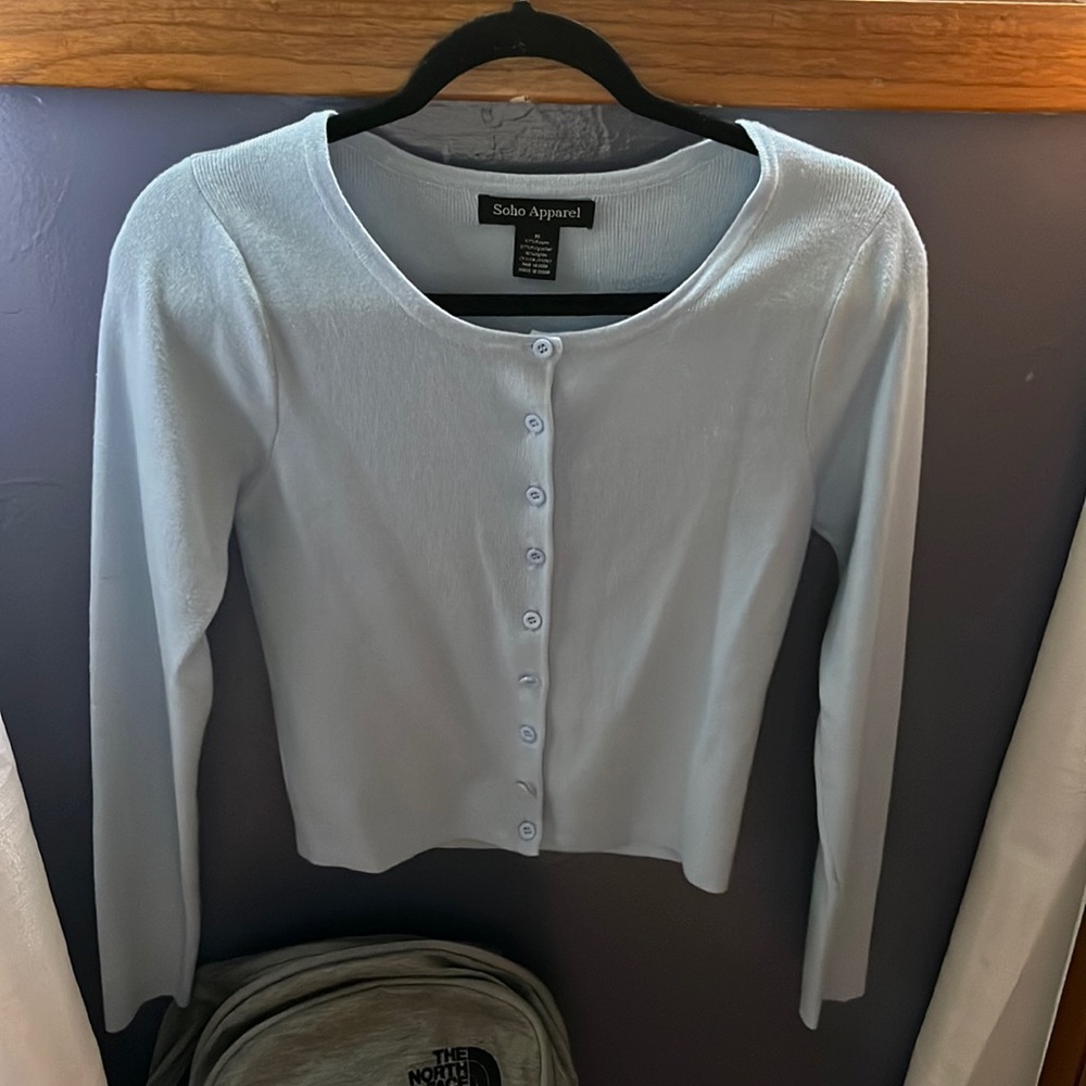 Baby blue sweater